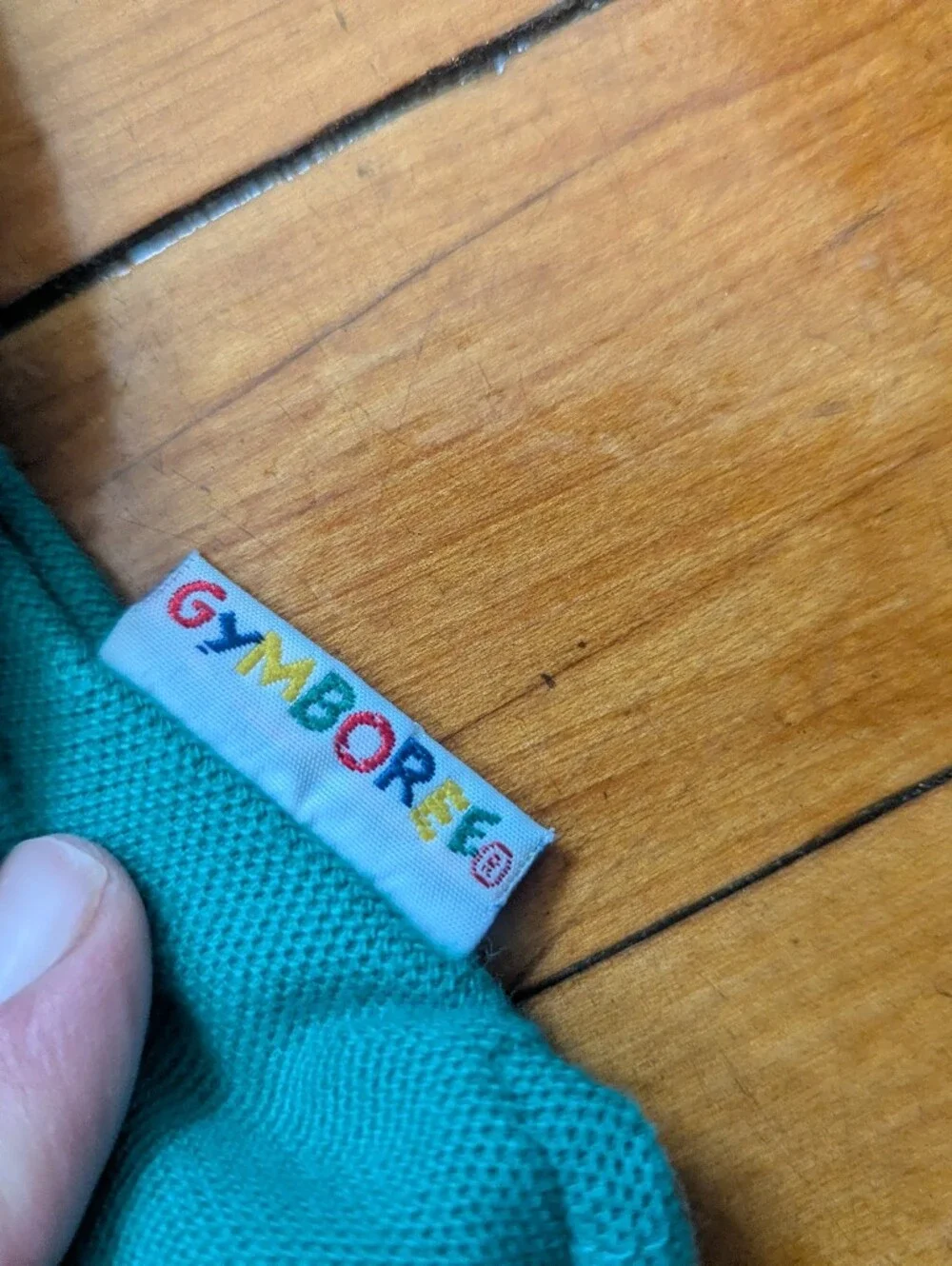 Vintage Rainbow Tag Gymboree Polo Collar Shirt Boat Colorblock Boys XS 90s 80s
